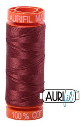 Aurifil Mako 50wt Cotton 200 m 220 yd. spool - 2345 Raisin